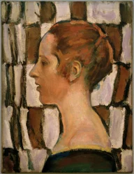 Retrato de una Niña de Perfil