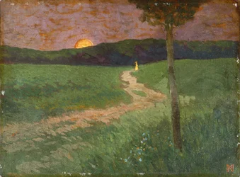 Tarde de verano (óleo sobre lienzo)