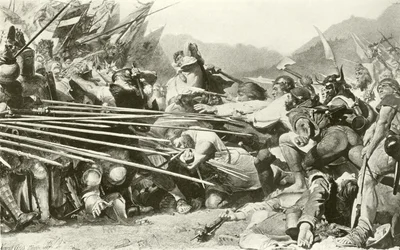 Arnold Winkelried en Sempach