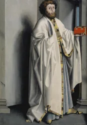 San Bartolomé del retablo Heilspiegel, c.1435