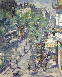 El Boulevard de Sébastopol en París, 1923