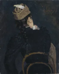 Una estudiante, 1890s