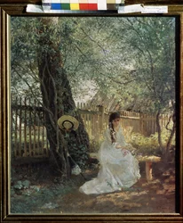 En el jardín