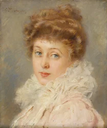 Retrato de una mujer elegante
