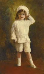 Retrato del sucesor al trono Tsarevich Alexei Nikolaevich