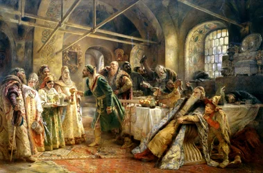 La ceremonia del beso, 1895
