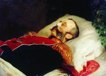 Konstantin Makovsky Alejandro II en escena 1881