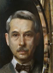 Autorretrato en un espejo, 1928