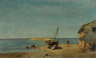 La casa del pescador en la playa