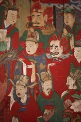 Byeonseong, el Sexto Rey del Infierno (detalle), 1798