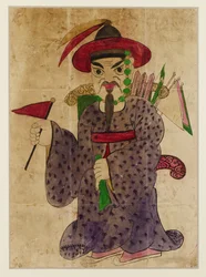 General Choi-yung, finales del siglo XIX (acuarela y tinta)