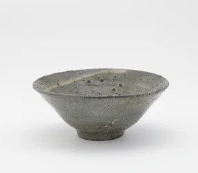 Tazón de té, tipo Totoya, provincia de Kyongsang Namdo, Corea, período Choson, finales del siglo XVI-principios del siglo XVII