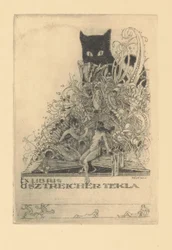 Ex libris es de Tekla Ösztreicher