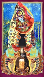 Cerveza «Noche estrellada y peces»