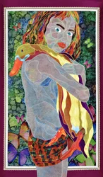 La chica surrealista y el pato