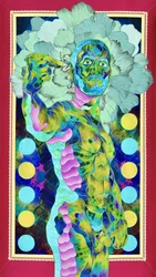 Figura abstracta llena de vida