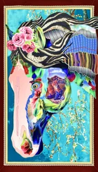 Collage de caballos lleno de vida
