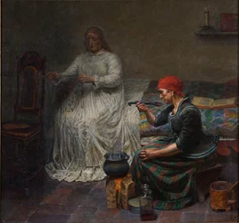 Leonora Christina en la Torre Azul. Cocinando gachas