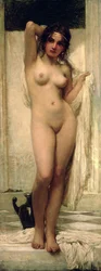 Mujer bañándose, 1901
