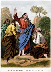 Cristo hace oír a los sordos, 1860