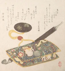 Bolsa de tabaco y pipa, 1813