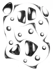 Formas de burbujas abstractas