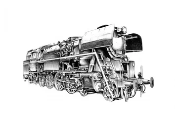Locomotora de vapor clásica