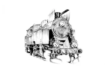 Locomotora de vapor clásica