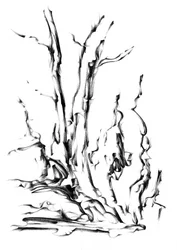 Ramas abstractas en movimiento