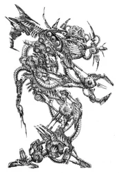 Dragón robótico futurista