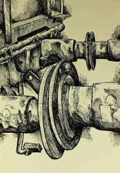 Detalles de la máquina industrial