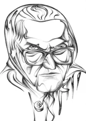 Retrato estilizado e intenso