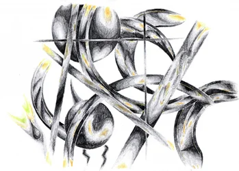 Formas orgánicas entrelazadas