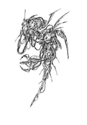 Insecto mecánico de gran complejidad
