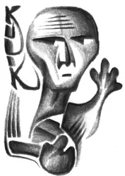 Retrato estilizado de un hombre