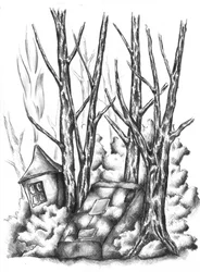 La casa del bosque surrealista