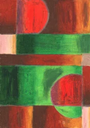 Abstracto geométrico vibrante