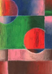 Abstracto geométrico vibrante