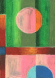 Composición geométrica llena de colorido