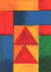Formas primarias llenas de color