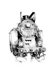 Locomotora de vapor de época