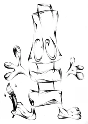Figura artística caprichosa
