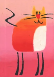 Gato naranja travieso