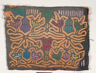 Panel de camisa (mola), c.1950 (algodón aplicado)