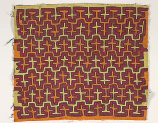 Panel de camisa (mola), c.1950 (algodón aplicado)