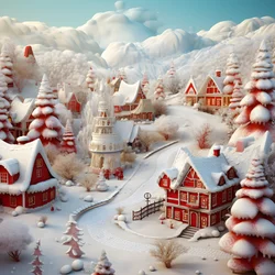 Navidad nevada 3d 4