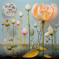 Vainas de semillas de flor de loto 2