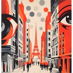 Cartel publicitario, París, Francia 4