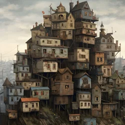 una ciudad de casas tumbadas 3
