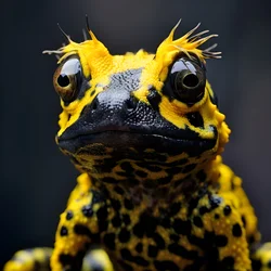 un solo alien, parte rana venenosa + parte perro 4